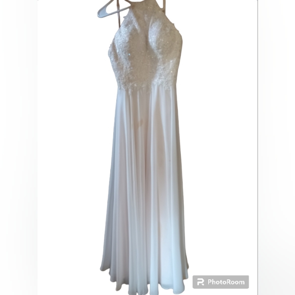 Exscape Bridesmaid Light Pink & Diamond Dress